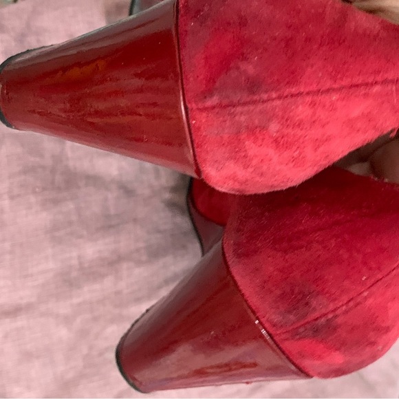 Franco Sarto‎ velvet wedges - Picture 4 of 5